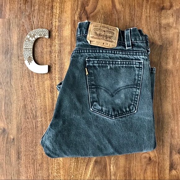 Levi's Other - VTG Levi’s Orange Tab 505 Black Jeans 34 x 32 *G18
